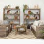Sunset West Coastal Teak Rectangular Coffee Table in Coastal Teak