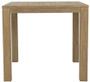 Sunset West Coastal Teak End Table in Coastal Teak