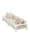 Outdoor Sofa Cap-Antibes Matte White/Florent Beige