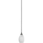 Transitional Pod Pendant In Satin Nickel