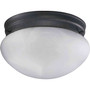 Transitional 6" Faux Alab Mushroom In Toasted Sienna