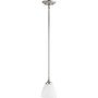 Transitional Enclave 1 Light Mini In Satin Nickel