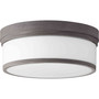 Transitional Celeste 14" Ceiling Mount In Zinc