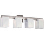 Soft Contemporary Modus 4 Light Vanity In Satin Nickel