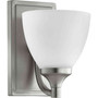 Transitional Enclave 1 Light Wall Mount In Satin Nickel