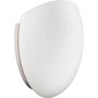 Modern And Contemporary 1 Light Pod Sconce In Satin Nickel