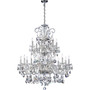 Traditional Katrina 18 Light Chandelier Imp In Chrome
