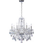 Traditional Katrina 8 Light Chandelier Imp In Chrome