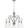 Traditional Bryant 5 Light Nook In Classic Nickel