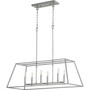 Traditional Gabriel 6 Light Linear In Classic Nickel