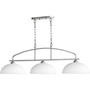 Transitional Reyes 3 Light Island In Classic Nickel