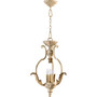 Traditional Florence 3 Light Dual Mount In Persian White