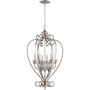 Traditional Bryant 9 Light Entry In Classic Nickel
