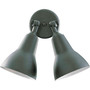 Transitional 2 Light Par Lamp Floo Dua Larget In Black