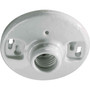 Traditional Keyless Prcelain Sckt In White