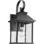 Traditional Pearson 7" Wall Lantern In Noir