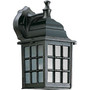 Traditional 1 Light Cast Lantern In Black