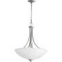 Transitional Reyes 4 Light Pendant In Classic Nickel