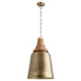 Artisan Bell/Wood In Artisan'S Brass