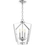 Transitional 3 Light Entry In Chrome