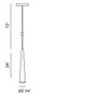 Sliver 1-Light 3" Round Pendant