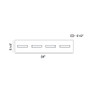 Olson 4-Light LED Bathbar