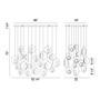 Arlington 20-Light 52" Oval Chandelier