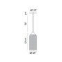 Kenmore 6" Round Pendant