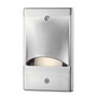 Grey Vertical Scoop Trim LED Step Light