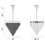 Bloomfield 18-Light Oval LED Chandelier