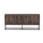 Kelby Sideboard-Carved Vintage Brown