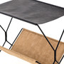 Monarch Magazine Rack-Distressed Black