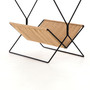 Monarch Magazine Rack-Distressed Black