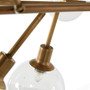 Pellman Chandelier-Matte Brass