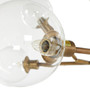 Pellman Chandelier-Matte Brass