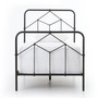 Casey Iron Twin Bed-Black