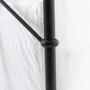 Casey Iron Twin Bed-Black