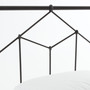 Casey Iron Twin Bed-Black