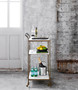 Felix Bar Cart-Antique Brass