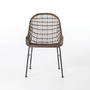 Bandera Outdoor Dining Chair Low Arm-Grey
