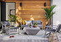 Delano Outdoor Chair-Grey