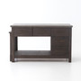 Ian Kitchen Island-Rubbed Black