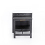Ian Kitchen Island-Black Acacia
