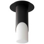 Ellipse Small Glass Ceiling Mount Light