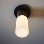 Pilar Large Glass Ceiling Mount Light