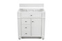 Bristol 30" Single Vanity, Bright White