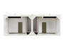 Bristol 60" Double Vanity, Bright White