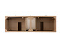 Bristol 72" Double Vanity, Whitewashed Walnut