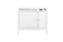 Linear 36" Single Vanity, Glossy White