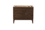 Linear 36" Single Vanity, Mid-Century Walnut